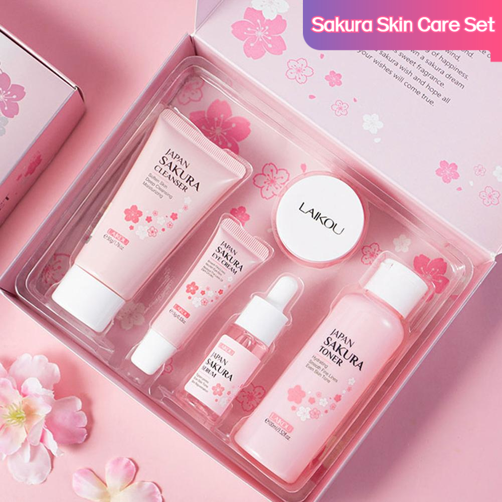Skincare Centella - 5/3pcs/Set Sakura Skin Care Sets Face