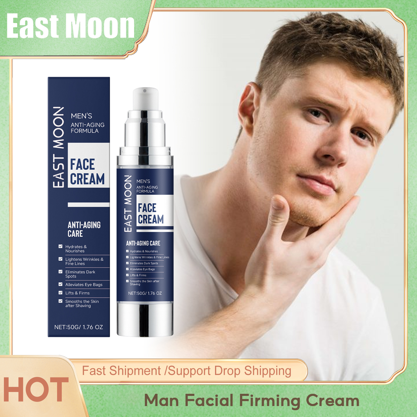 Skincare Glow Glowing - Man Facial Firming Cream Fade Fine