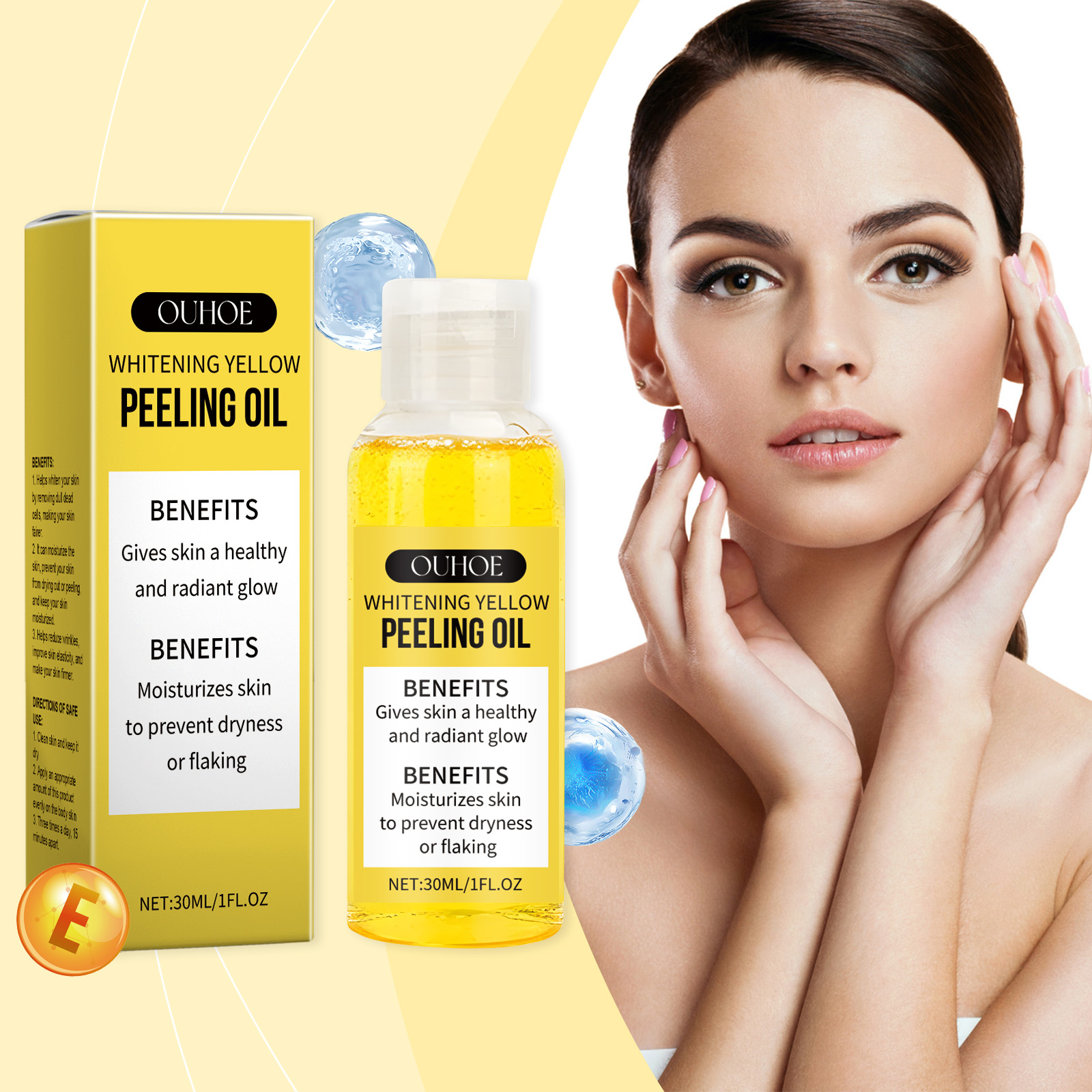 Skincare Glow Glowing - Brightening Face Oil Deep Hydration &