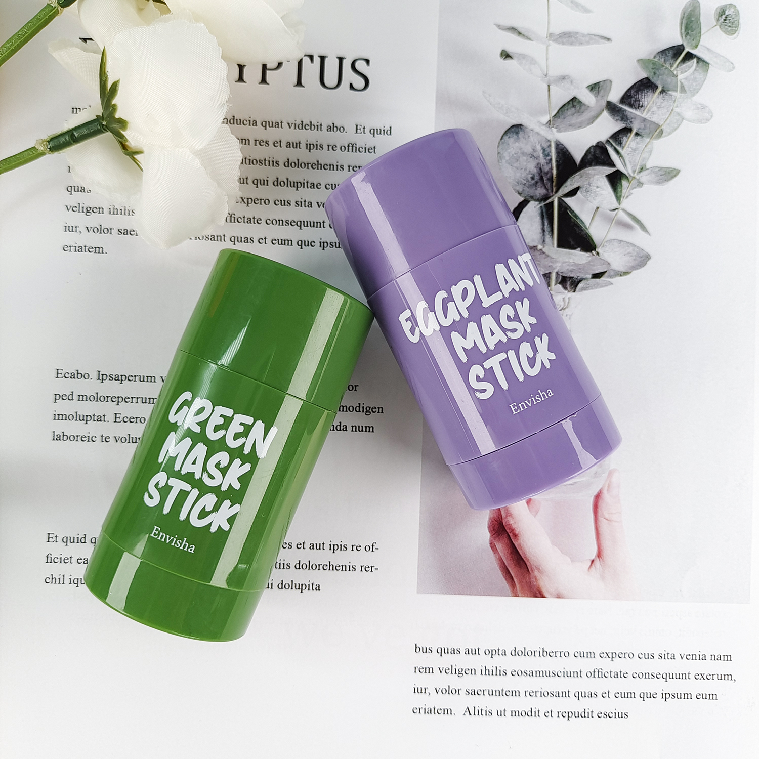 Skin Care Facial Mask Eggplant - Mud Mask Kaolin recension och pris
