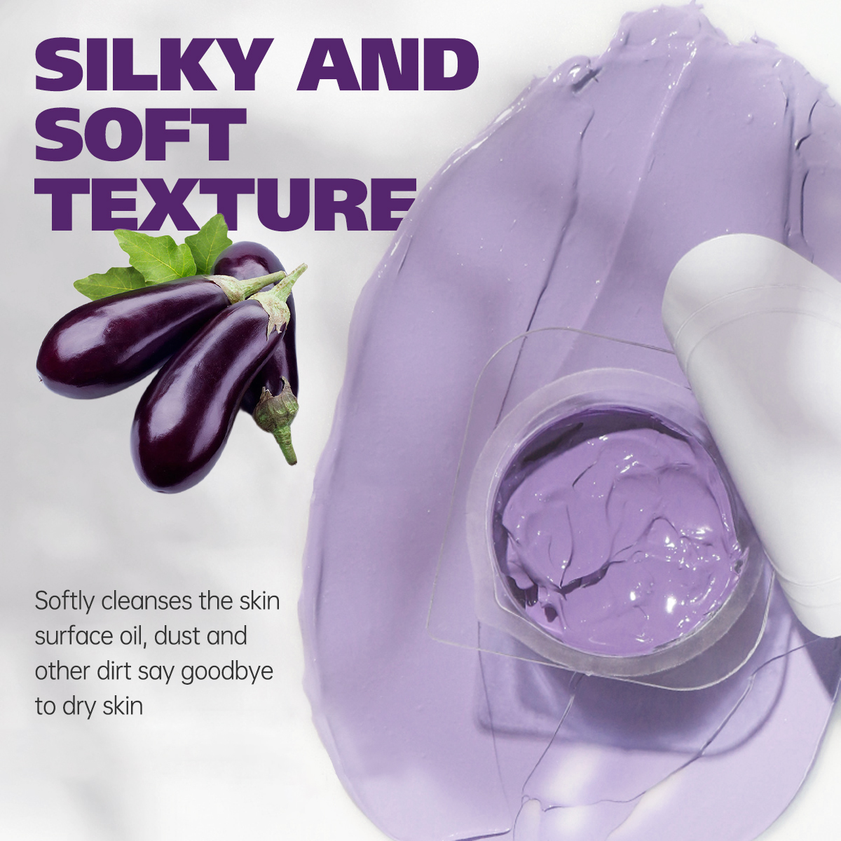 5g/0.17oz*10 Eggplant clay mud - Mud Mask Kaolin recension och pris