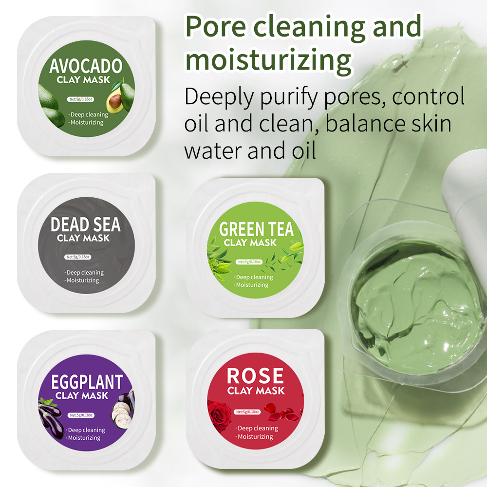 5g*10pcs clay mud mask set hya - Mud Mask Kaolin recension och pris
