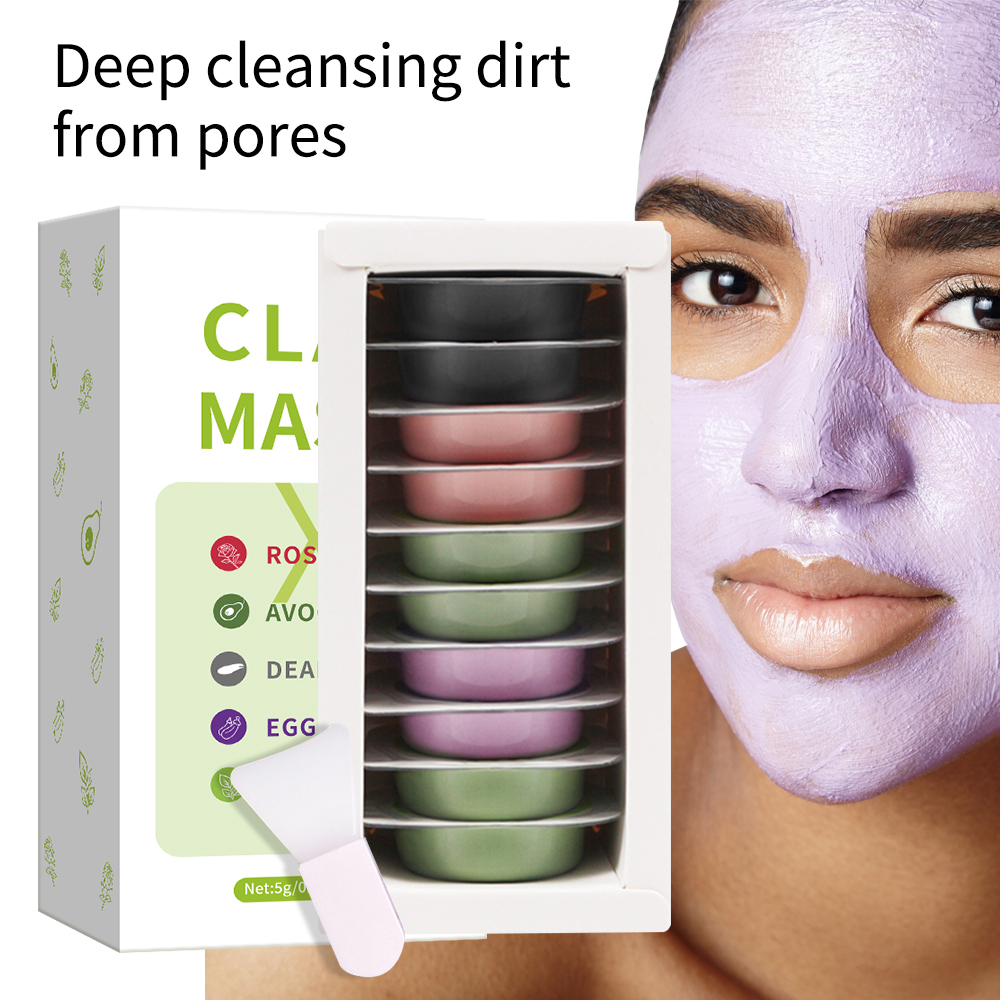 5g*10pcs clay mud mask set hya - Mud Mask Kaolin recension och pris