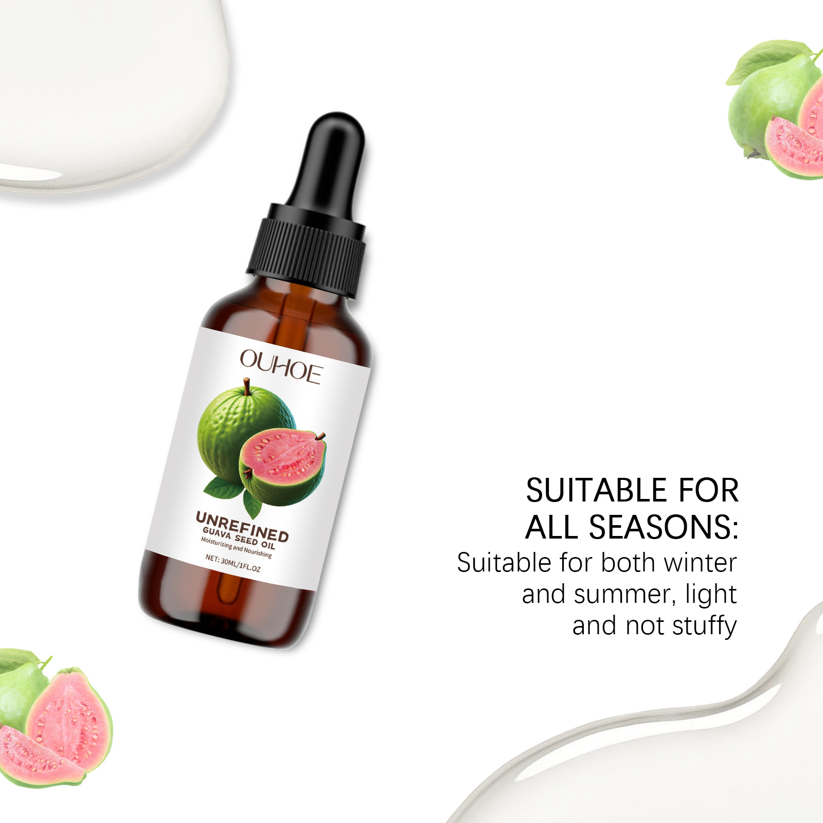Natural Guava Seed Oil Redness - Skincare Glow Glowing recension och pris