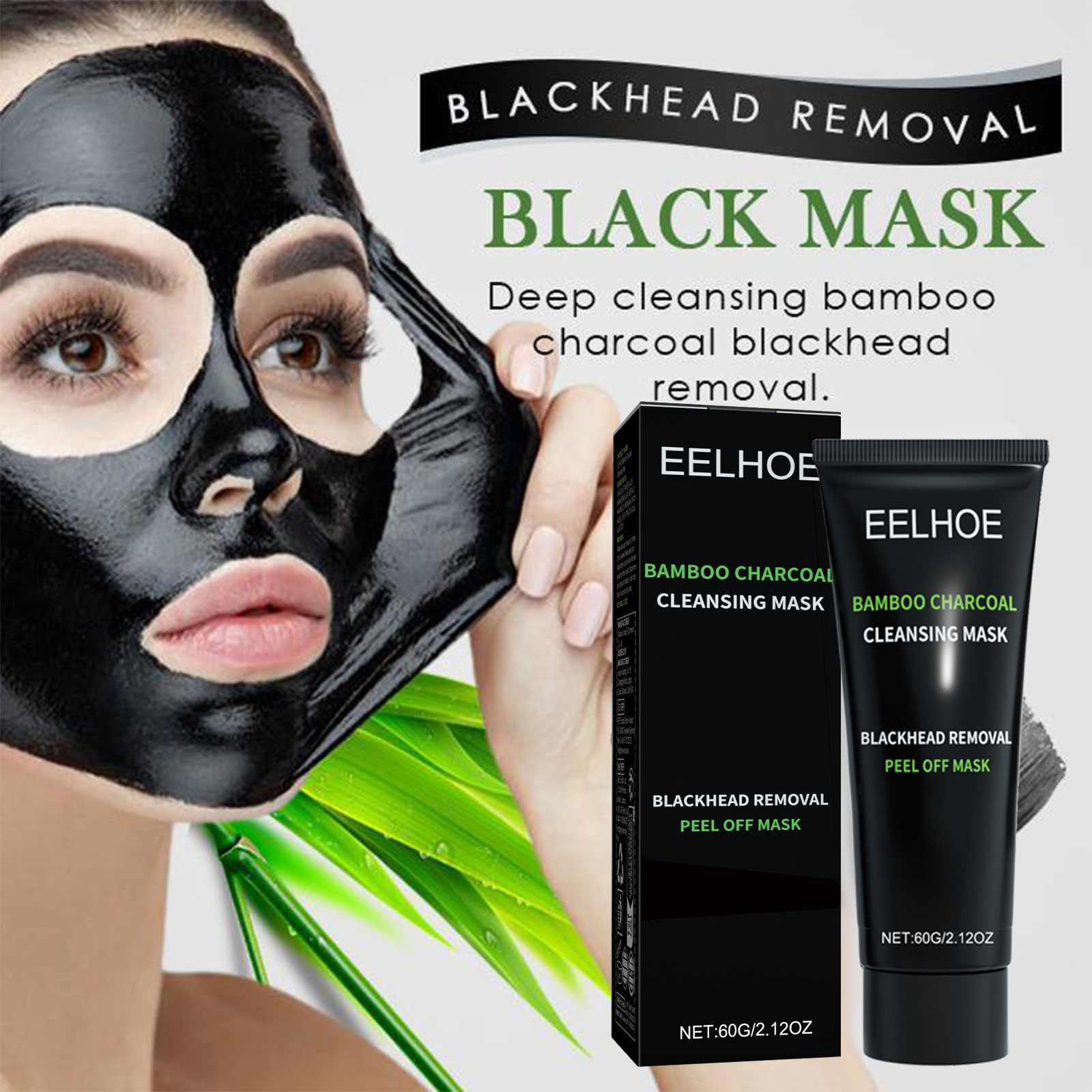 Bamboo Charcoal Tear-off Mask  - Mud Mask Kaolin recension och pris