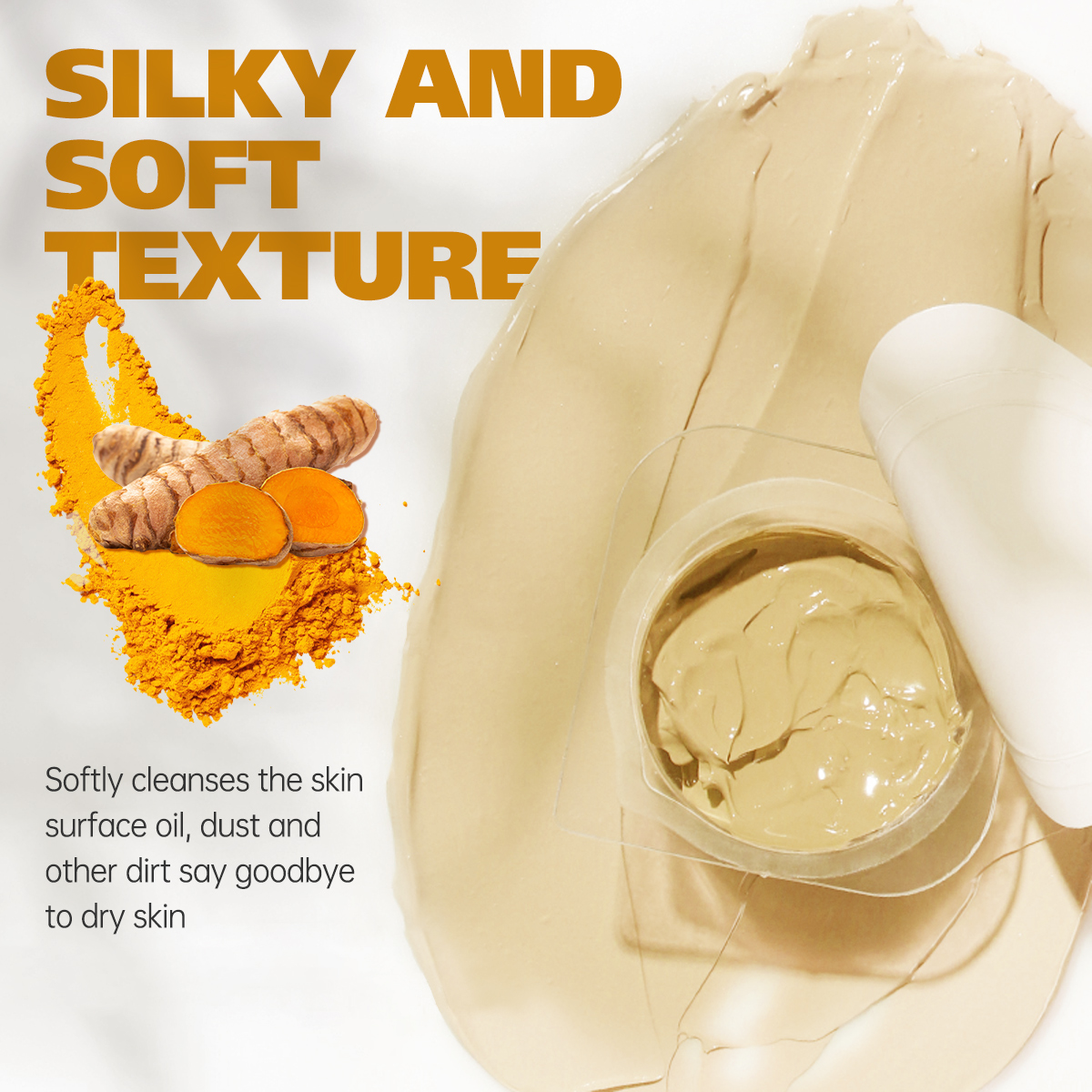 5g/0.17oz*10 Turmeric clay mud - Mud Mask Kaolin recension och pris