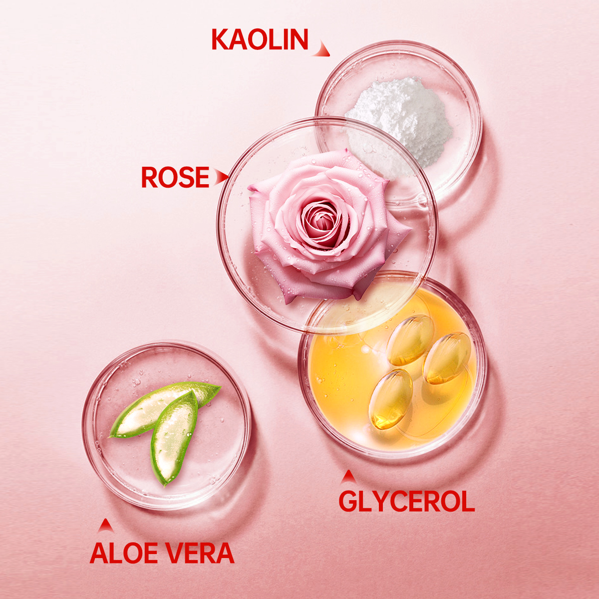 5g/0.18oz*10 Rose Cleansing Mu - Mud Mask Kaolin recension och pris
