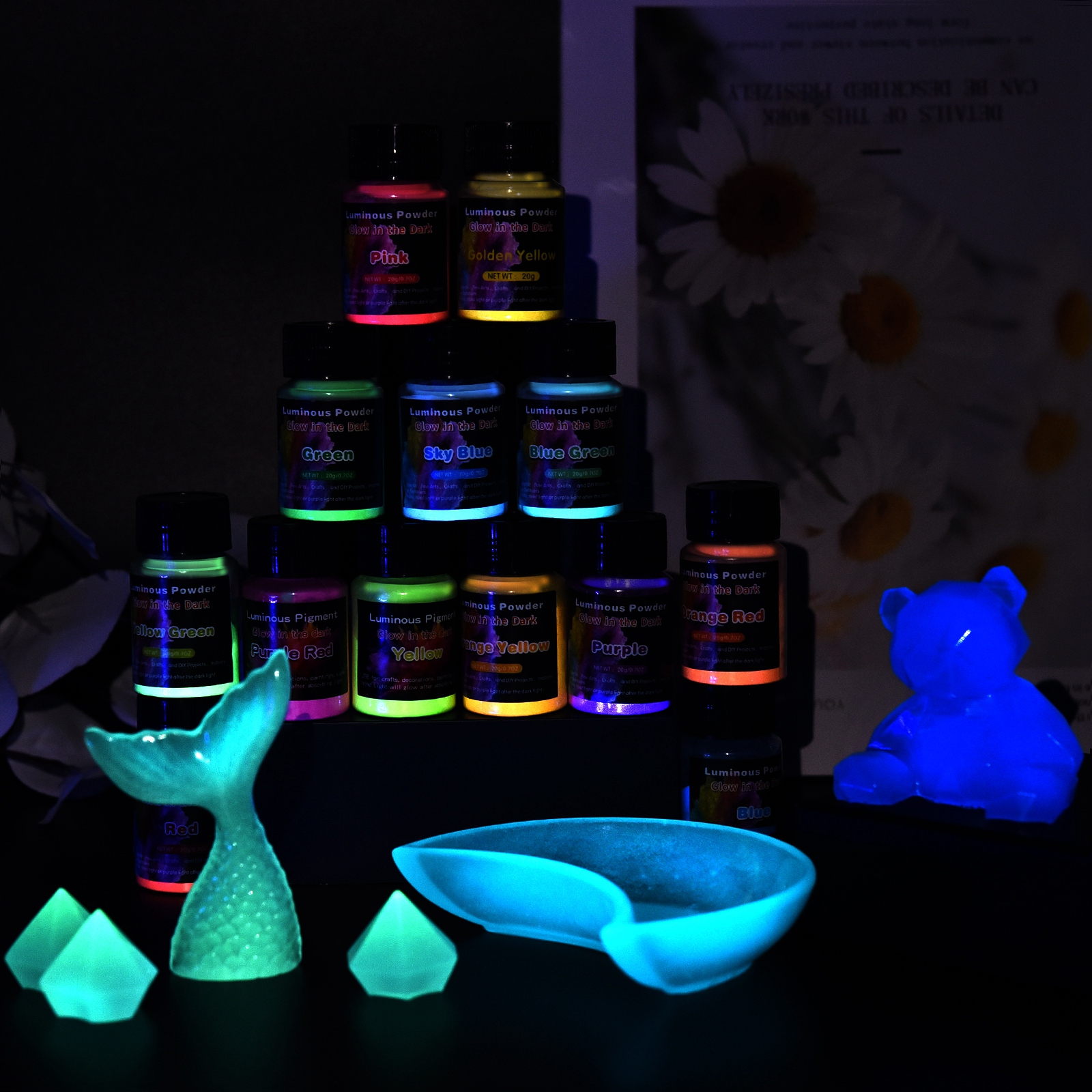 20g Luminous Glitter Powder Ph - Skincare Glow Glowing recension och pris