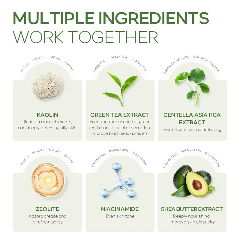 Green Tea Face Deep Cleaning M - Mud Mask Kaolin recension och pris