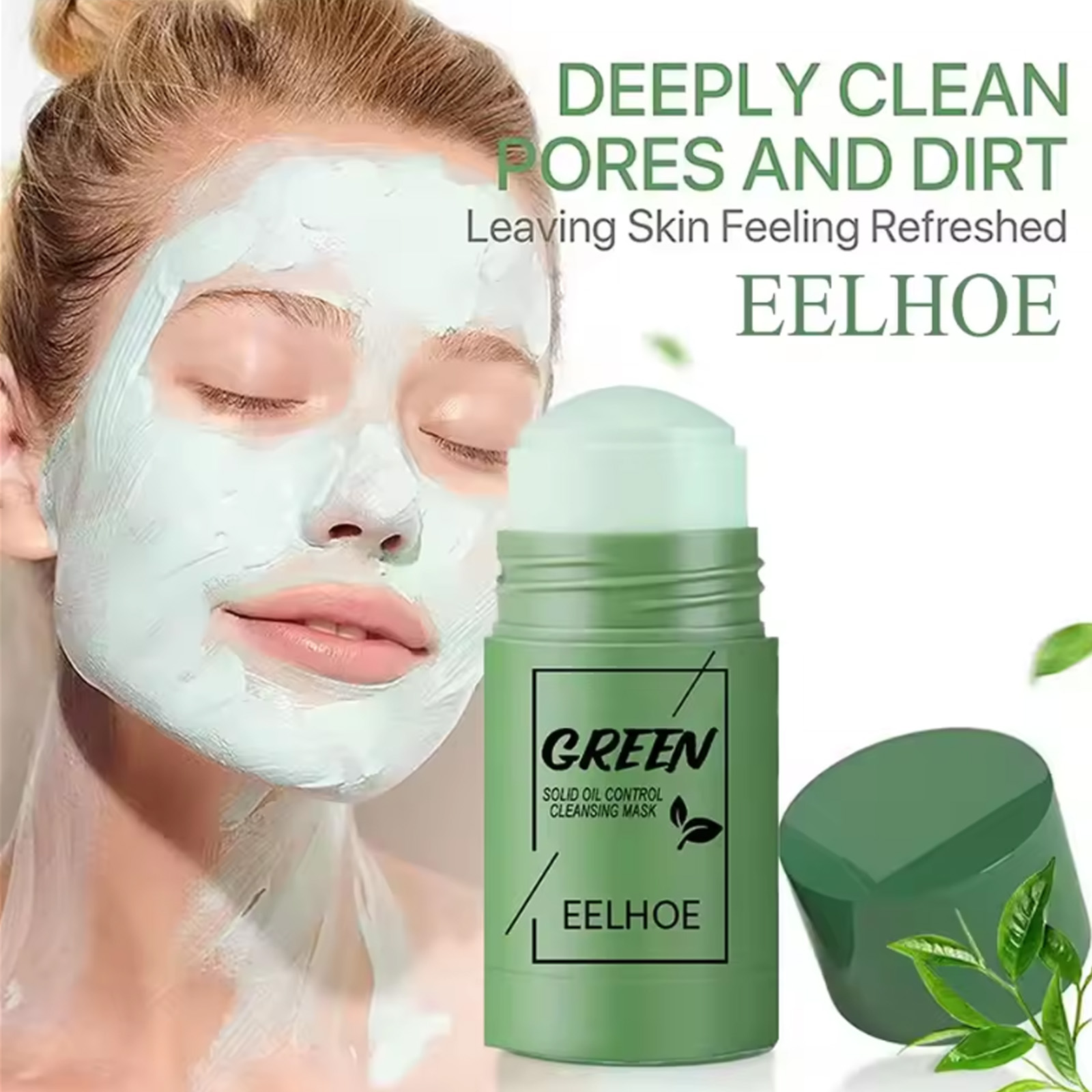 Green Tea Cleansing Solid Face - Mud Mask Kaolin recension och pris
