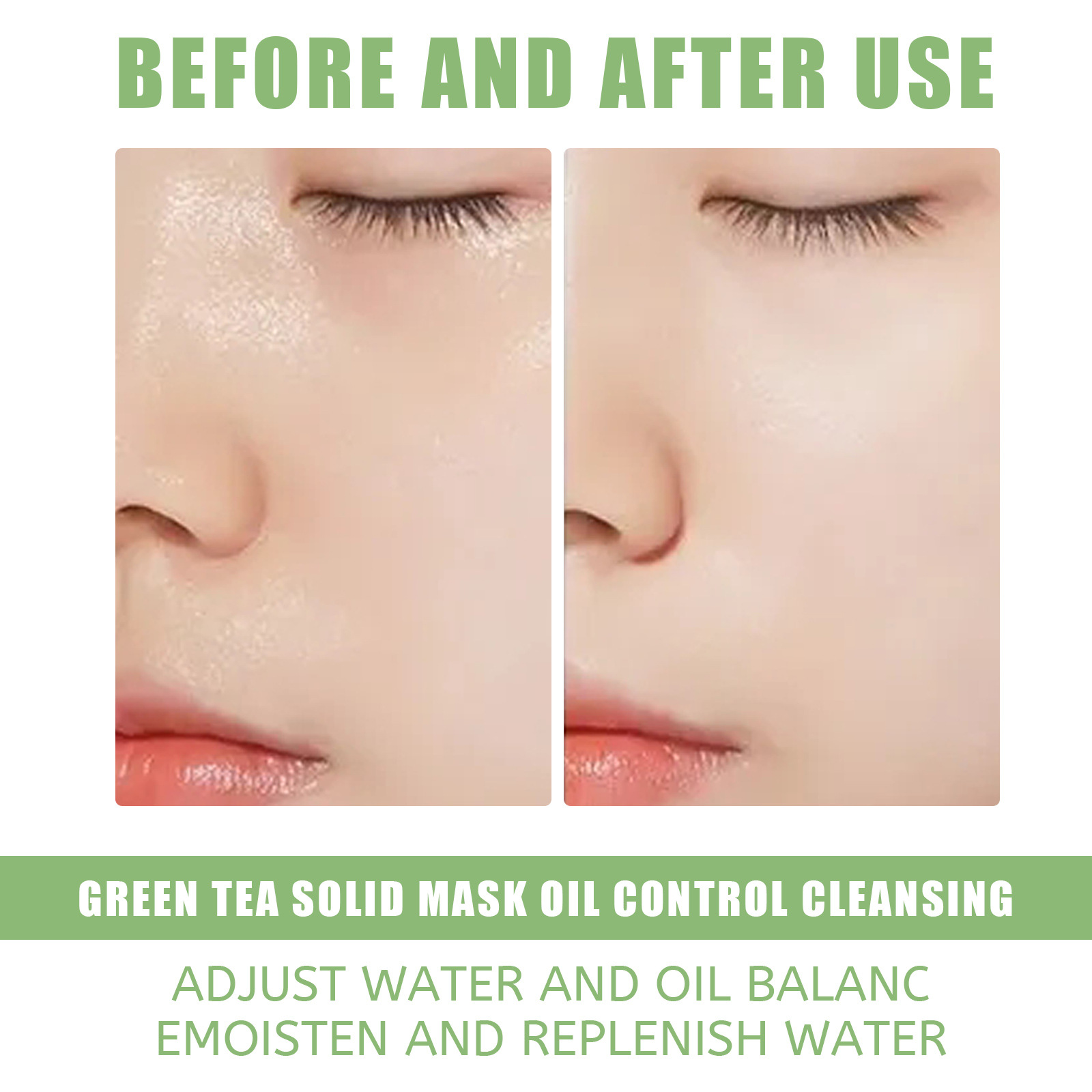 Green Tea Cleansing Solid Face - Mud Mask Kaolin recension och pris