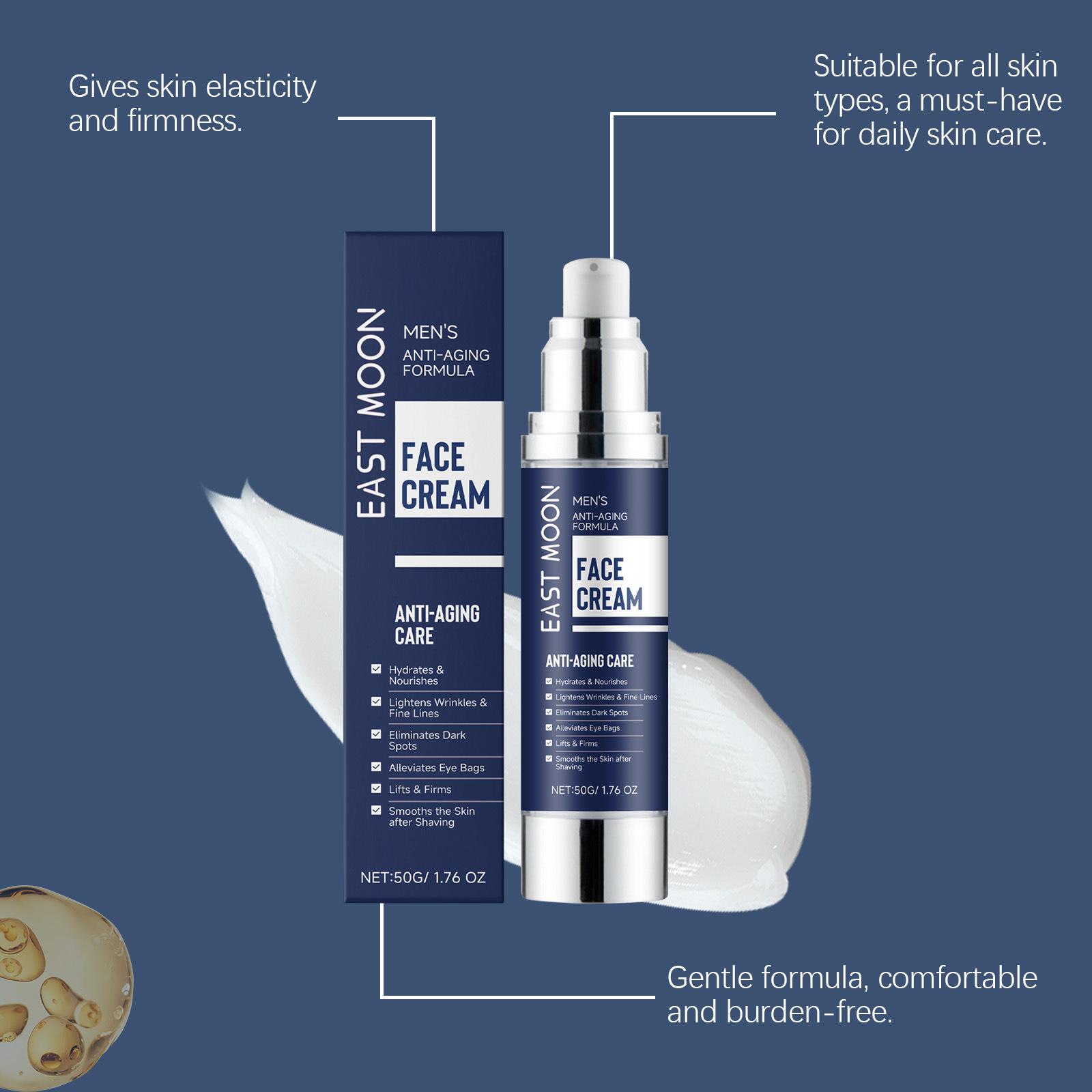 Man Facial Firming Cream Fade  - Skincare Glow Glowing recension och pris