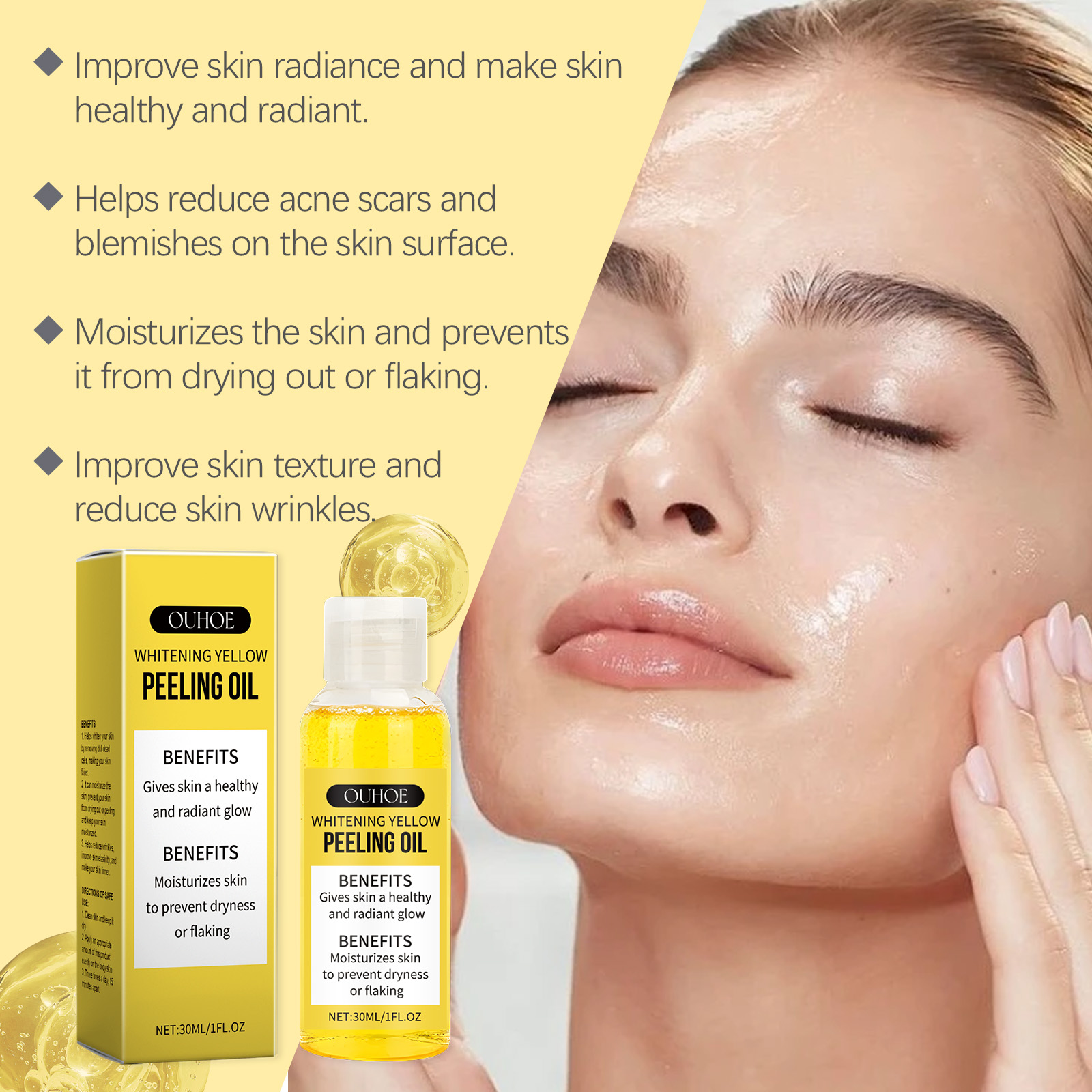 Brightening Face Oil   Deep Hy - Skincare Glow Glowing recension och pris